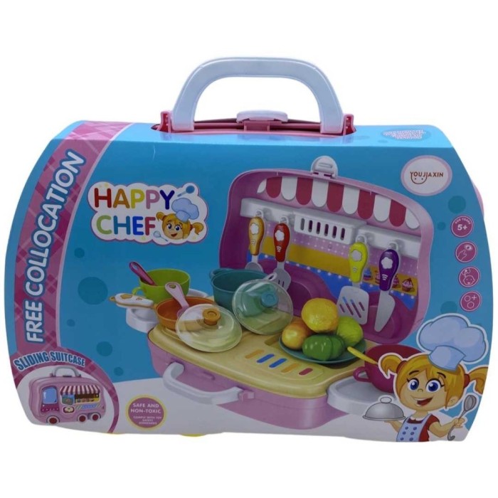 Set de gatit valiza Happy Chef