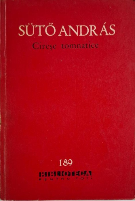 Cirese tomnatice (Schite si povestiri) &ndash; Suto Andras
