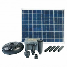 Ubbink Set SolarMax 2500 cu panou solar, pompa si baterie GartenMobel Dekor
