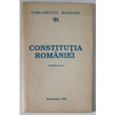 CONSTITUTIA ROMANIEI , 1991, COPERTA BROSATA