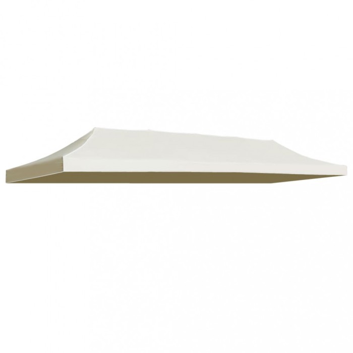 Gossi acoperis cort de petrecere, crem, 3 x 6 m