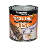 Vopsea email anticoroziva 3 in 1 gri 7001 1L Breckner Germany - Aplicare Direct pe Rugină