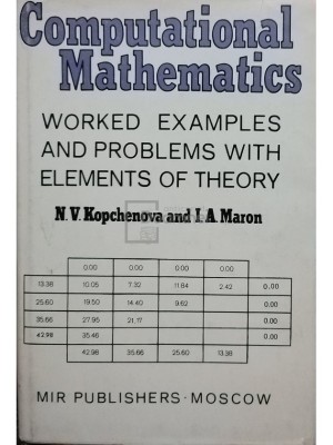 N. V. Kopchenova - Computational mathematics (Editia: 1975) foto