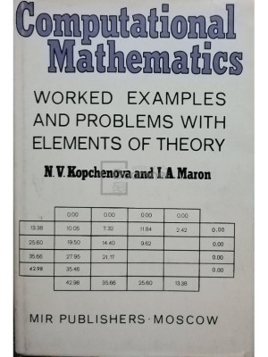 N. V. Kopchenova - Computational mathematics (editia 1984) foto