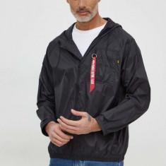 Alpha Industries geaca barbati, culoarea negru, de tranzitie