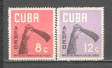 Cuba.1962 Posta aeriana-1 an nationalizarea plantatilor de trestie de zahar GC.100