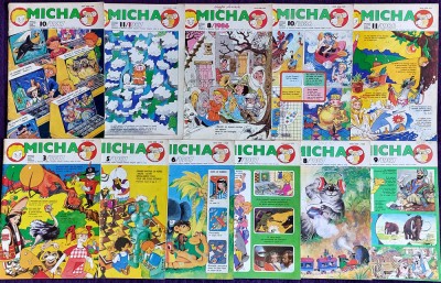 1986-1988 MICHA - Colectie 31 reviste sovietice, benzi desenate pentru copii foto