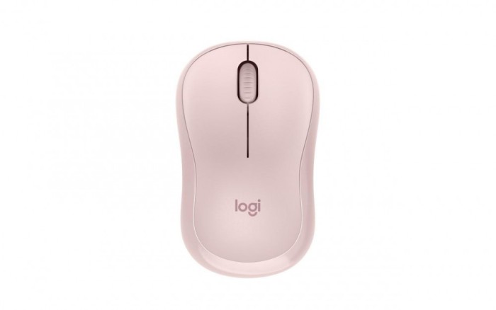 Mouse logitech mk240 silent wireless optic interfata bluetooth rezolutie 1000 dpi rose