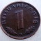 2.716 GERMANIA 1 REICHSPFENNIG 1938 D