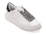 Cumpara ieftin Pantofi sport RIEKER albi, W1201, din piele naturala