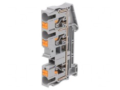 Conector Şine 0,5-10mm&sup2; 3 Borne Gri Push-In