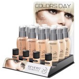 Set 12 bucati Fond de ten hidratant, acoperire medie, Colors Day, Revers, 50 ml