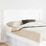 vidaXL Tăblie cap cu headboard Alb 150 cm Lemn compozit 887441