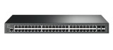 SWITCH TP-LINK L2 Managed 52-Port Gigabit L2+ Managed Switch with 48-Port PoE+, carcasa metalica, rackabil &quot;TL-SG3452P&quot; (timbru verde 2 lei)