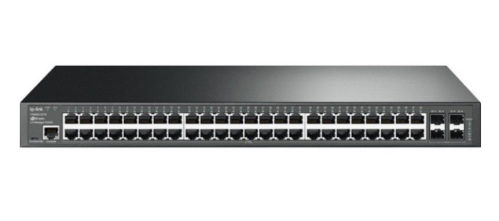 SWITCH TP-LINK L2 Managed 52-Port Gigabit L2+ Managed Switch with 48-Port PoE+, carcasa metalica, rackabil &quot;TL-SG3452P&quot; (timbru verde 2 lei)