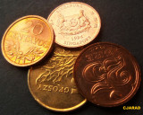 Moneda / Lot Monede Polonia Danemarca Singapore Portugalia * cod 2401 = A.UNC