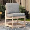 VidaXL Scaun de grădină, 50,5x55x77 cm, lemn masiv de pin 832615