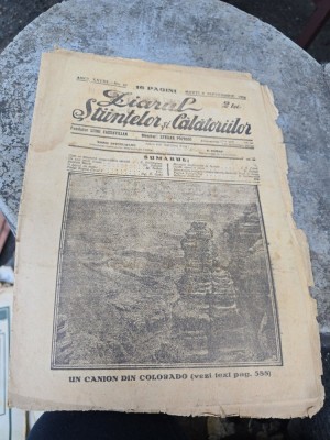 Ziarul Științelor și al Călătoriilor nr.34/1924 foto