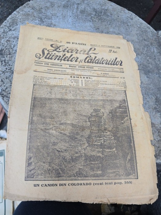 Ziarul Științelor și al Călătoriilor nr.34/1924