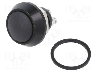 Comutator anti-vandalism E-SWITCH Poz: 2 SPST-NO 2A/36VDC IP65 &amp;Oslash;12mm foto