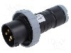Conector alimentare AC, IEC 60309, IP69K, 16A, 500V AC, 4 pini, AMPHENOL - 2CMA166478R1000