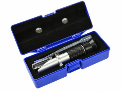 Refractometru - tester lichid de răcire cu electroliți, Geko G02662 foto