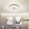 Lustra LED ADARA 90W, Rotunda, lumina Neutra, 4000K, Negru ModernLight Concept