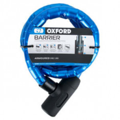 Anti-furt cu lacăt Barrier OXFORD colour blue 1400mm x 25mm
