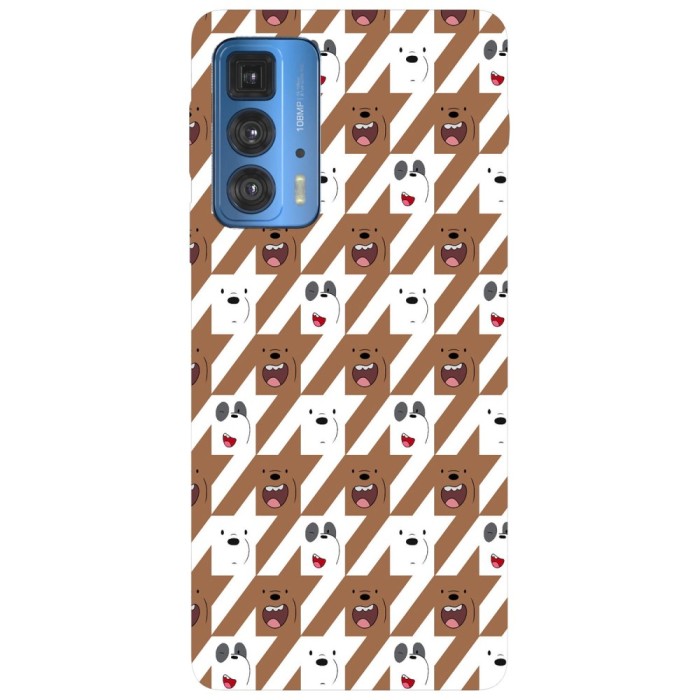 Husa compatibila cu Motorola Edge 20 model The Three Bears pattern, Silicon, TPU, Viceversa
