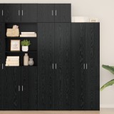 Dulap de depozitare vidaXL Stejar Negru 70x42.5x225 cm Lemn procesat, Dulap pe perete vidaXL Stejar Negru 70x42,5x40 cm Lemn procesat