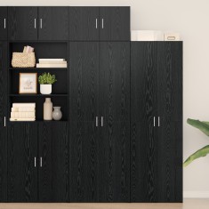Dulap de depozitare Gossi stejar negru 70x42.5x225 cm lemn procesat, dulap pe perete Gossi stejar negru 70x42,5x40 cm lemn procesat