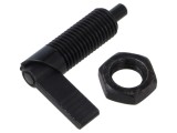 Bol&Aring;&pound; fixare M12 o&Aring;&pound;el 5mm negru ELESA GANTER