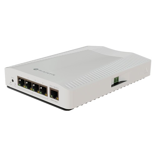 Router 4 porturi 10G, 1 port 1G, sina DIN - MikroTik CRS304-4XG-IN SafetyGuard Surveillance