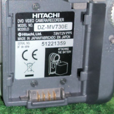 CAMERA VIDEO HITACHI MODEL DZ-MV 730E inregistreaza dvd ram + card sd