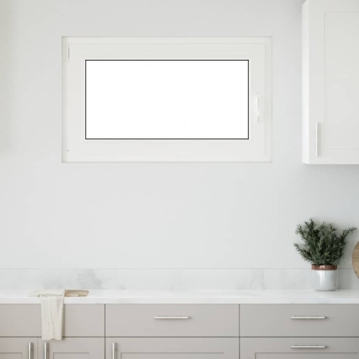 vidaXL Fereastră de subsol &bdquo;RISOR&rdquo; 100x70 cm oscilo-batantă DIN st&acirc;nga, albă