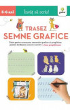 Trasez semne grafice 5-6 ani. Invat sa scriu!