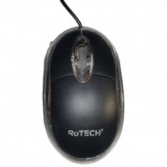 Mouse Rotech Optic USB 1000 DPI Black foto