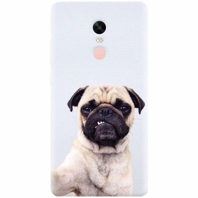 Husa silicon pentru Xiaomi Remdi Note 4X, Simple Pug Selfie foto