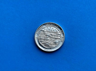 2 Lire 1977 San Marino-AUNC+UNC-RAR-in realitate arata bine! foto