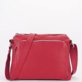 Cumpara ieftin Geanta rosie din piele naturala Camelia 124