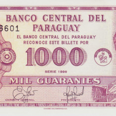 Bancnota Paraguay 1.000 Guaranies 1998 - P214a UNC
