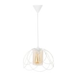 Cumpara ieftin Pendul Leylak Alb 1xE27 60W