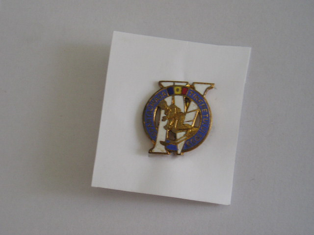 QW9 N5 19 - insigna - tematica sport - Spartachiada tineretului - 1959