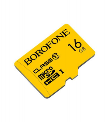 BOROFONE Card de memorie TF de mare viteza micro-SD SDXC Class 10-Capacitate 16GB foto