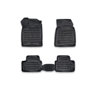 Set Covoare cauciuc tavita compatibile Renault Clio 5 2019-2023 foto