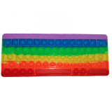 Jucarie antistres Pop It Now Flip It Mini Junior Tastatura 120424 , Multicolor