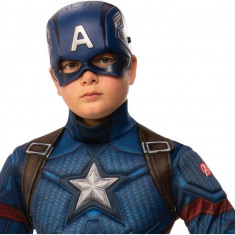 Rubie's Marvel: Avengers Endgame Semi-mască Captain America pentru copii