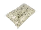 Inele Elastice Cauciuc Alb 3mm x 1,5mm 1kg