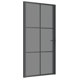 Cumpara ieftin Usa de interior, 102,5x201,5 cm, Negru, sticla ESG si aluminiu