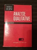 V. Alexeev - Analyse qualitative